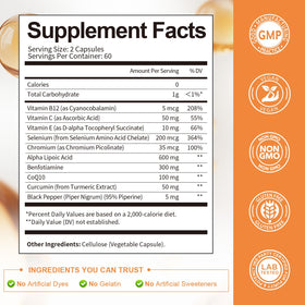 Totaria Acide Alpha-Lipoïque 600mg - vue de côté de l'emballage
