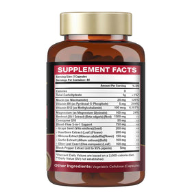 Totaria capsules de betterave 2230mg avec ingrédients naturels