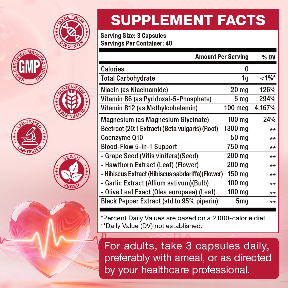 Totaria capsules de betterave 2230mg ouvertes montrant les comprimés