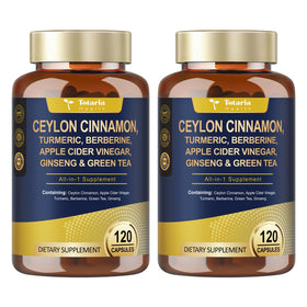 Totaria capsules de cannelle Ceylan 18-en-1 vue de face