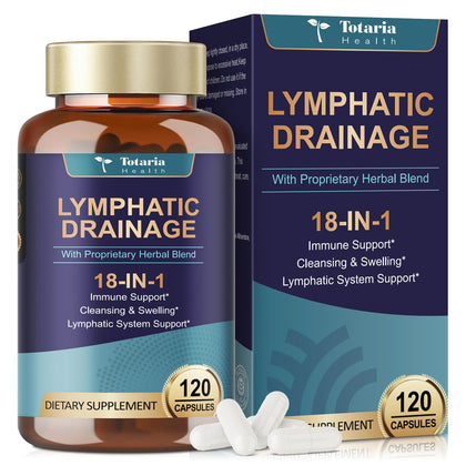 Totaria Drainage Lymphatique 120 capsules vue de face