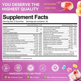 Totaria Gummies Multivitamines Femmes gummies à l'intérieur de la boîte