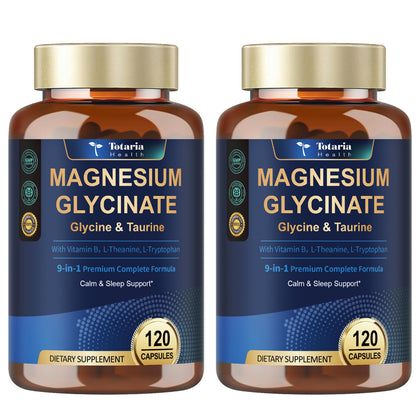Totaria Magnésium Glycinate 1000mg 120 capsules vue avant