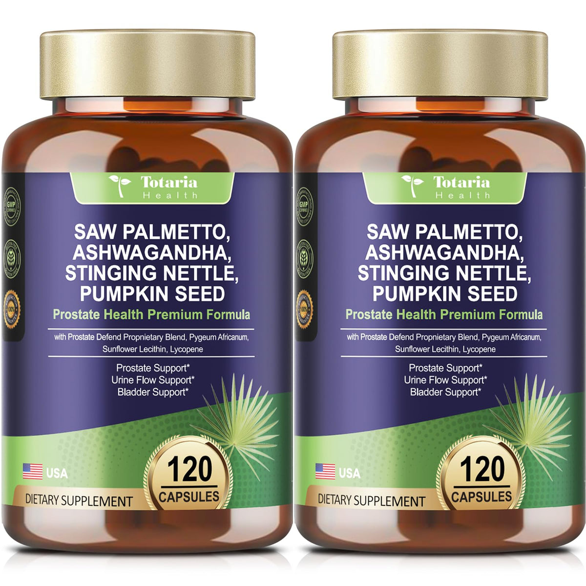 Totaria Saw Palmetto 240 gélules avant de l'emballage