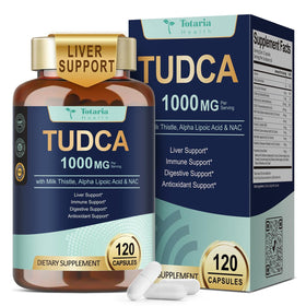 Totaria TUDCA 1000mg Complément Alimentaire 120 Capsules vue de face