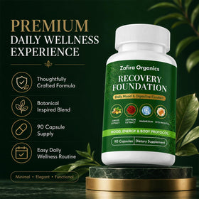 TQIUH Zafira Organics capsules sur une table