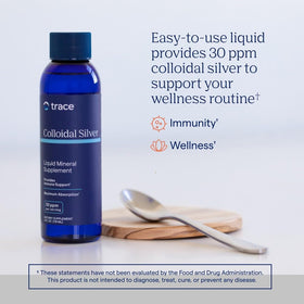 Trace Minerals Argent Colloïdal liquide 120 ml arrière