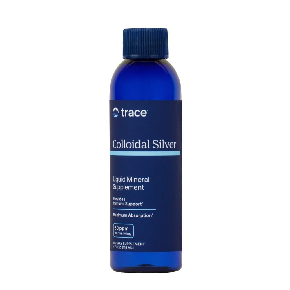 Trace Minerals Argent Colloïdal liquide 120 ml avant