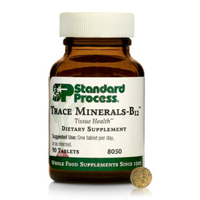 Trace Minerals-B12 de Standard Process Inc. vue de face