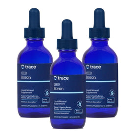 Trace Minerals Boron Liquide 6 mg 3 Pack, vue avant
