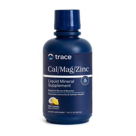 Trace Minerals Cal Mag Zinc 16 fl oz bouteille vue de face