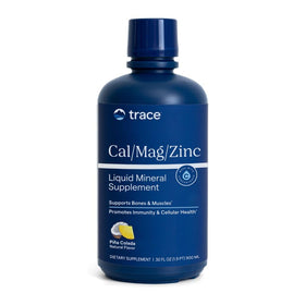 Trace Minerals Calcium Magnésium Zinc Liquide 30 fl oz Pina Colada vue avant