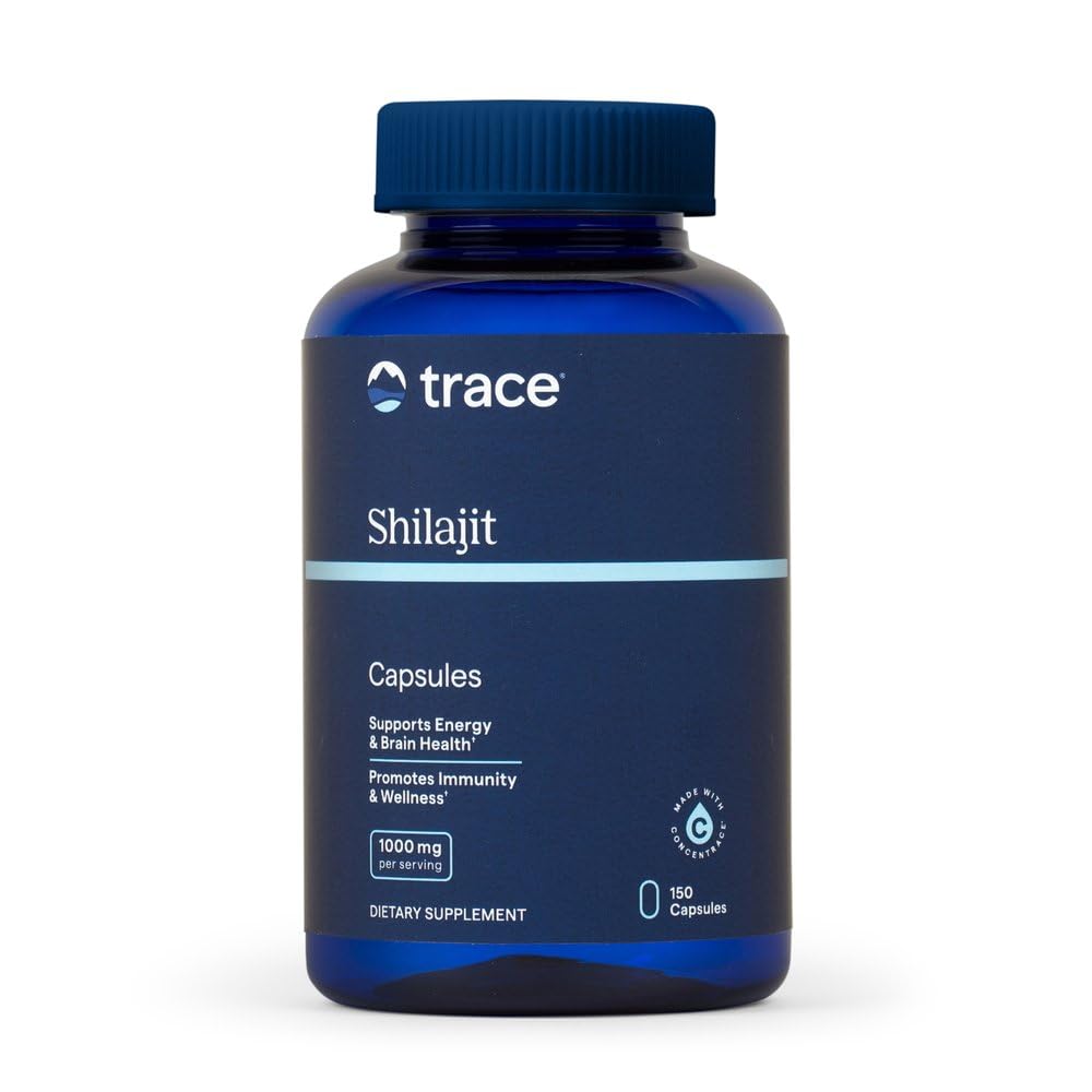 Trace Minerals Capsules de Shilajit 150 comprimés, vue avant
