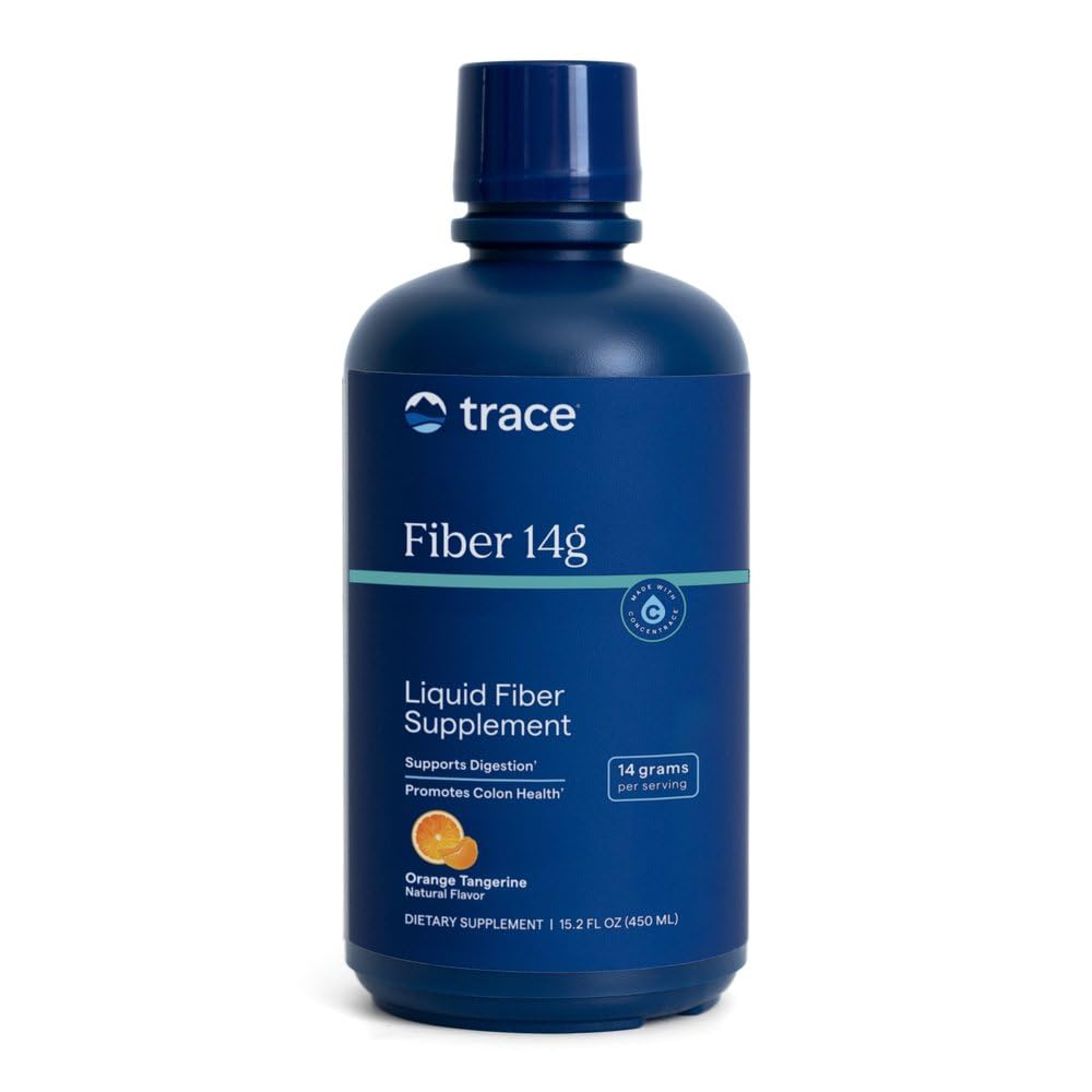 Trace Minerals Complément Alimentaire 15 fl oz vue avant avec étiquette orange mandarine