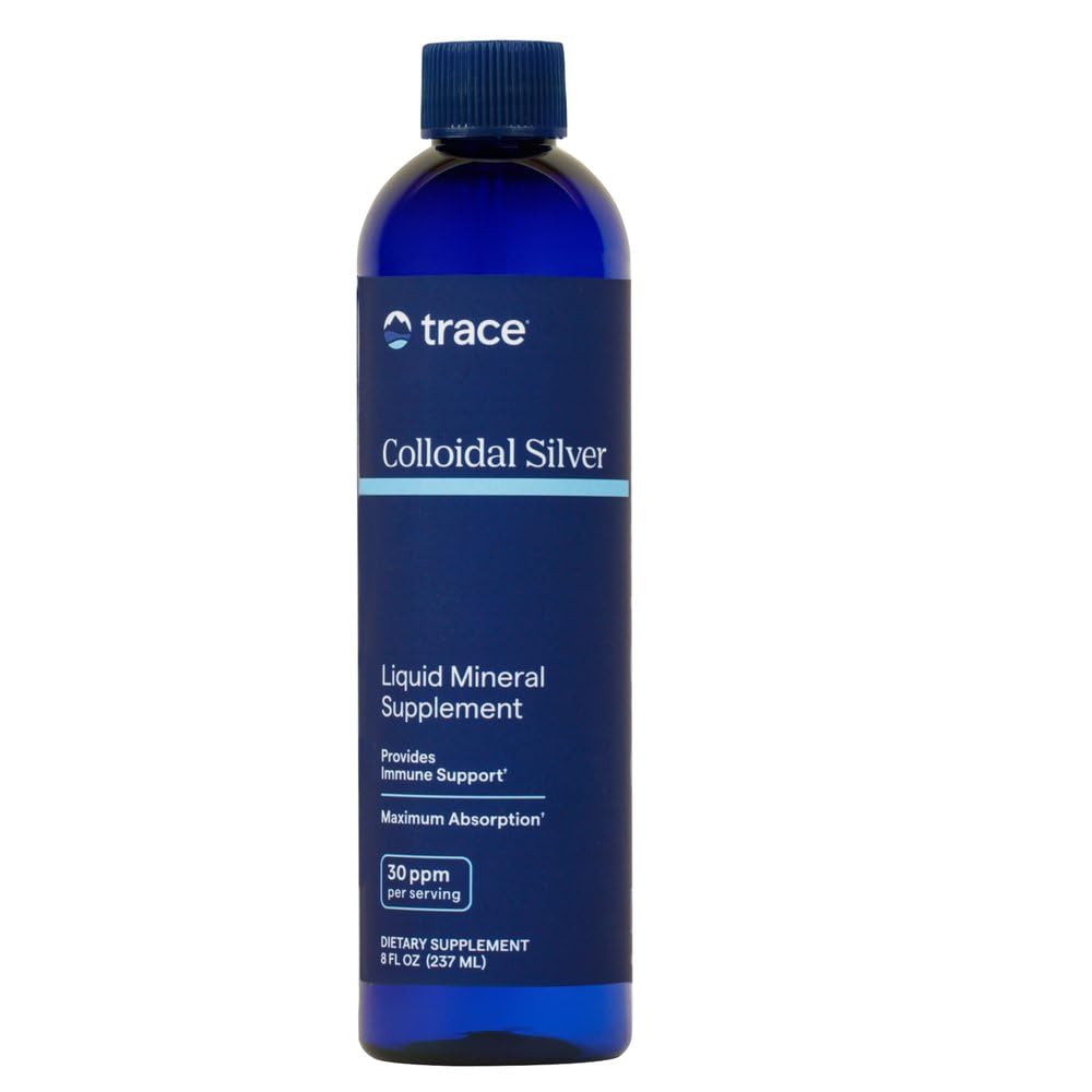 Trace Minerals Complément Alimentaire Argent Colloïdal 240 ml vue de face