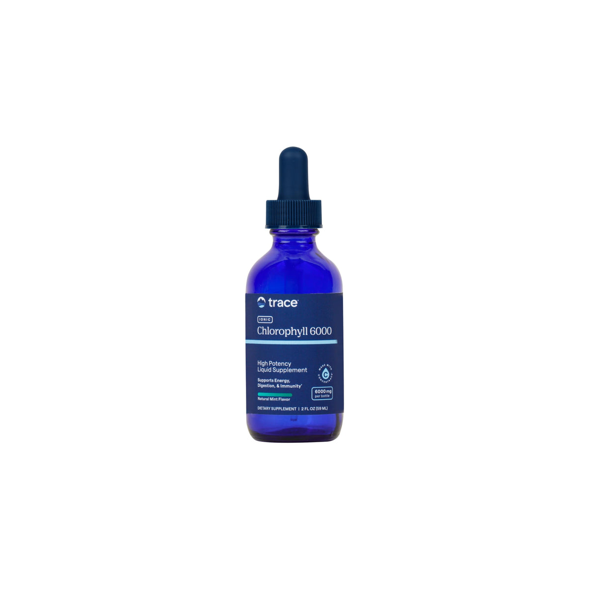 Trace Minerals complément alimentaire chlorophylle liquide 60 ml menthe naturelle