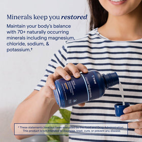 Trace Minerals Complément Alimentaire Magnésium Liquide 300 mg avec une cuillère