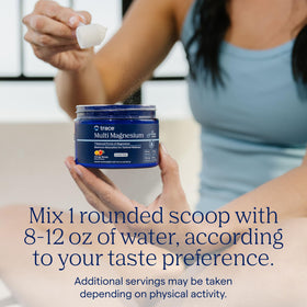 Trace Minerals Complex de Magnésium en Poudre, packaging et dimensions