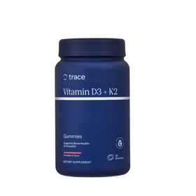 Trace Minerals Gummies D3 + K2 60 Servings Fraise - vue avant