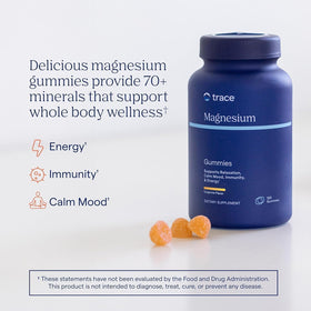 Trace Minerals Gummies de Magnésium, texture et couleur des gummies