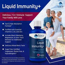 Trace Minerals Liquid daily wellness Mélange de Baies 1089g avec verre de jus