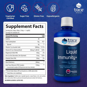 Trace Minerals Liquid daily wellness Mélange de Baies 1089g étiquette