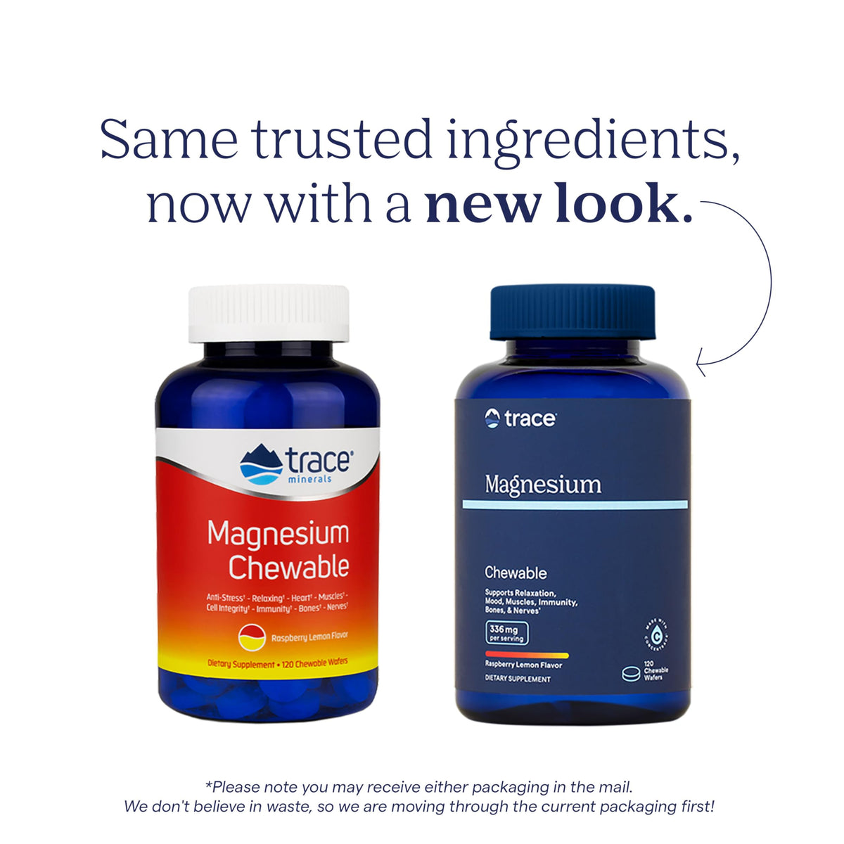 Trace Minerals Magnésium Chewable comprimés à mâcher framboise citron