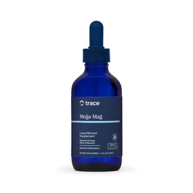 Trace Minerals Mega-Mag 120 mL vue avant avec bouchon doseur