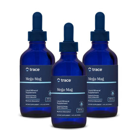 Trace Minerals Mega-Mag 4 fl oz pack de 3 gouttes de magnésium