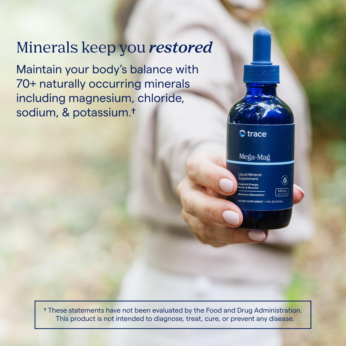 Trace Minerals Mega-Mag détails de la composition et ingrédients