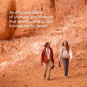 Trace Minerals Multivitamine Liquide 32 oz vue de côté montrant le bouchon