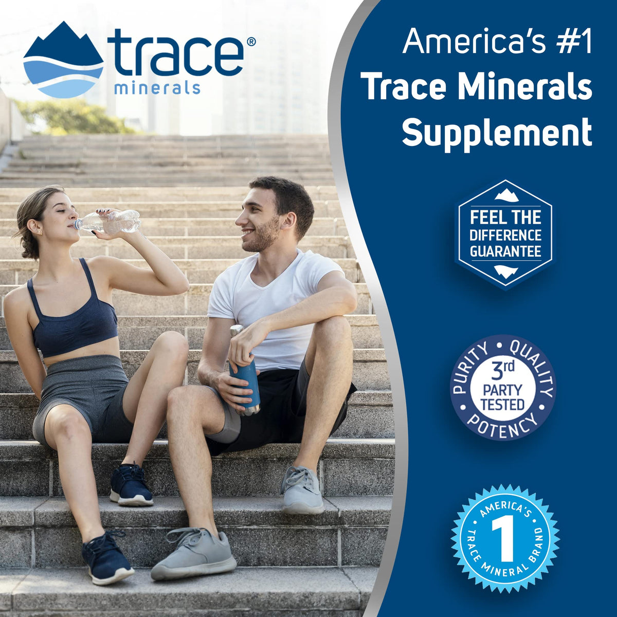 Trace Minerals Optimal-pH flacon sur une surface en bois