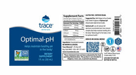 Trace Minerals Optimal-pH gouttes en action avec un verre