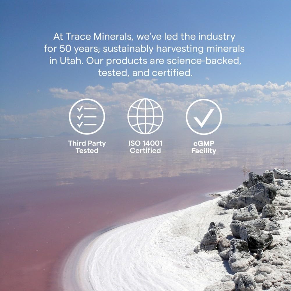 Trace Minerals Poudre de Magnésium Glycinate 240g sur un plan de travail