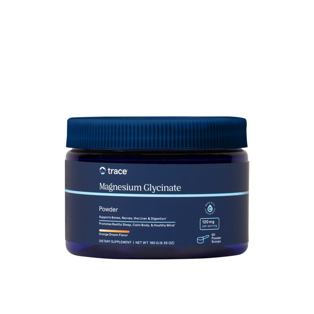 Trace Minerals Poudre de Magnésium Glycinate 240g vue de face