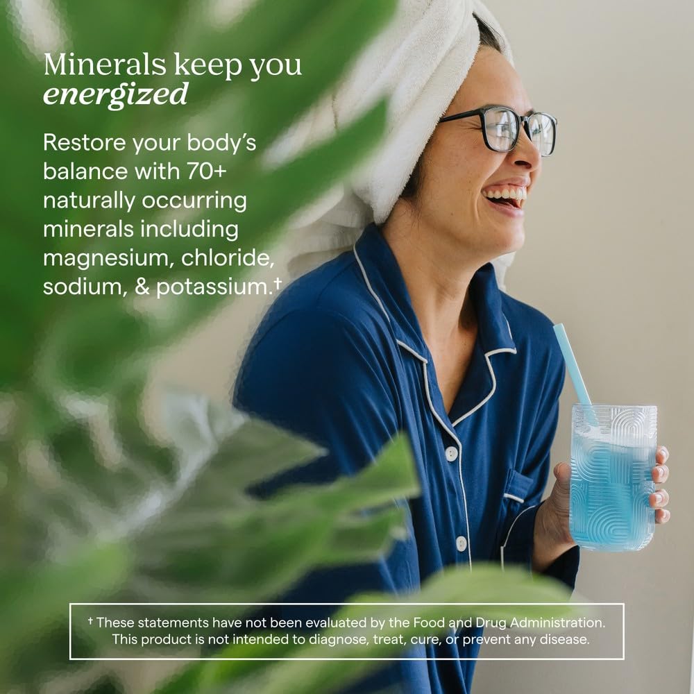 Trace Minerals Poudre Minérale ConcenTrace 60 Portions vue de dos