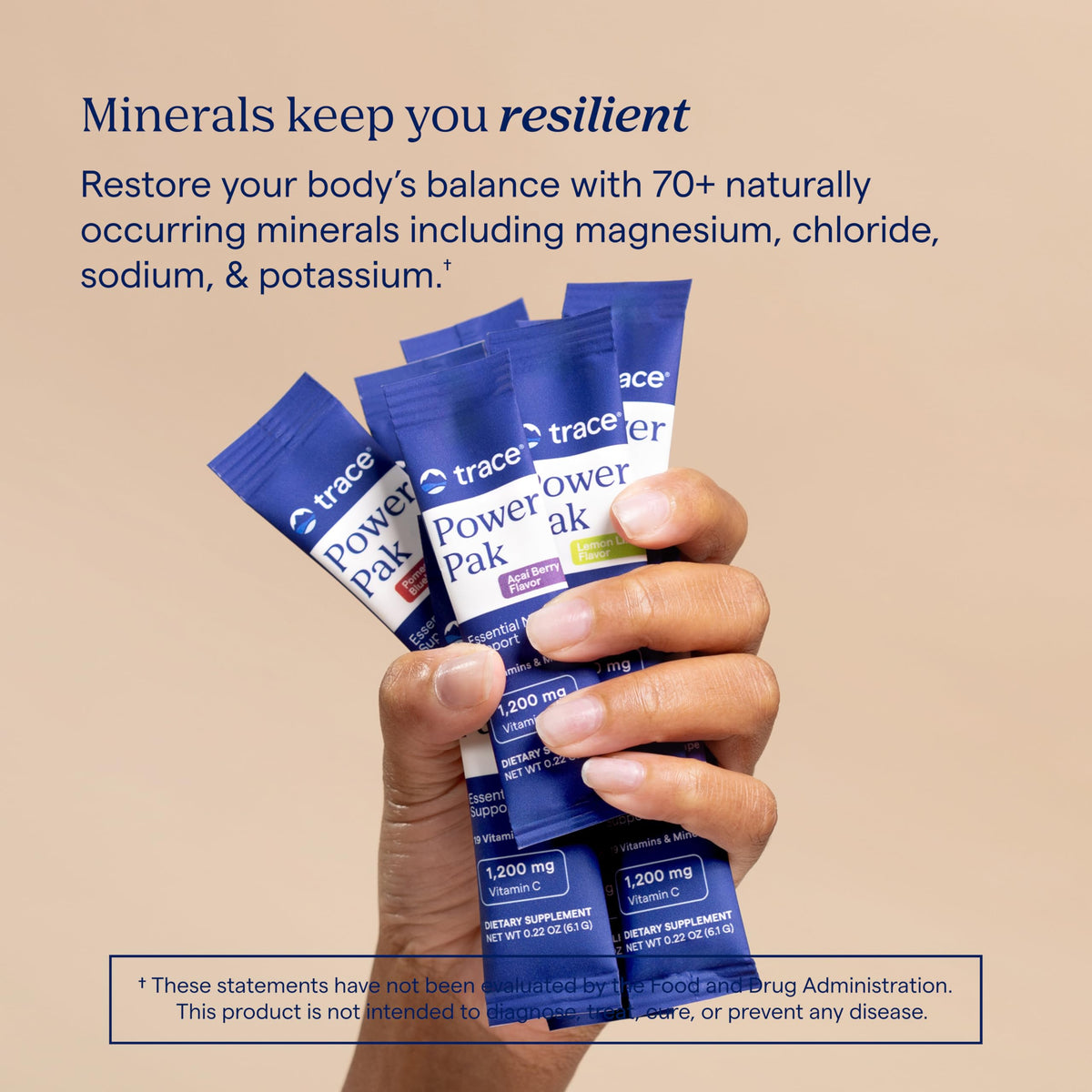Trace Minerals Power Pak boîte de 30 sachets