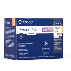 Trace Minerals Power Pak Poudre Électrolytique Citron Framboise sachet