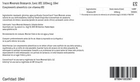 Trace Minerals Vitamine B12 Liquide Ionique 1000 mcg compte-gouttes