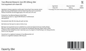 Trace Minerals Vitamine B12 Liquide Ionique 1000 mcg étiquette