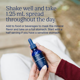 Trace Minerals Zinc Ionique Liquide 60 ml sur fond neutre