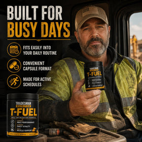 TRADESMAN NUTRITION T-Fuel et Shred 572g - utilisation en situation