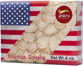 Tranches de ginseng américain Zen Ginseng dans l'emballage