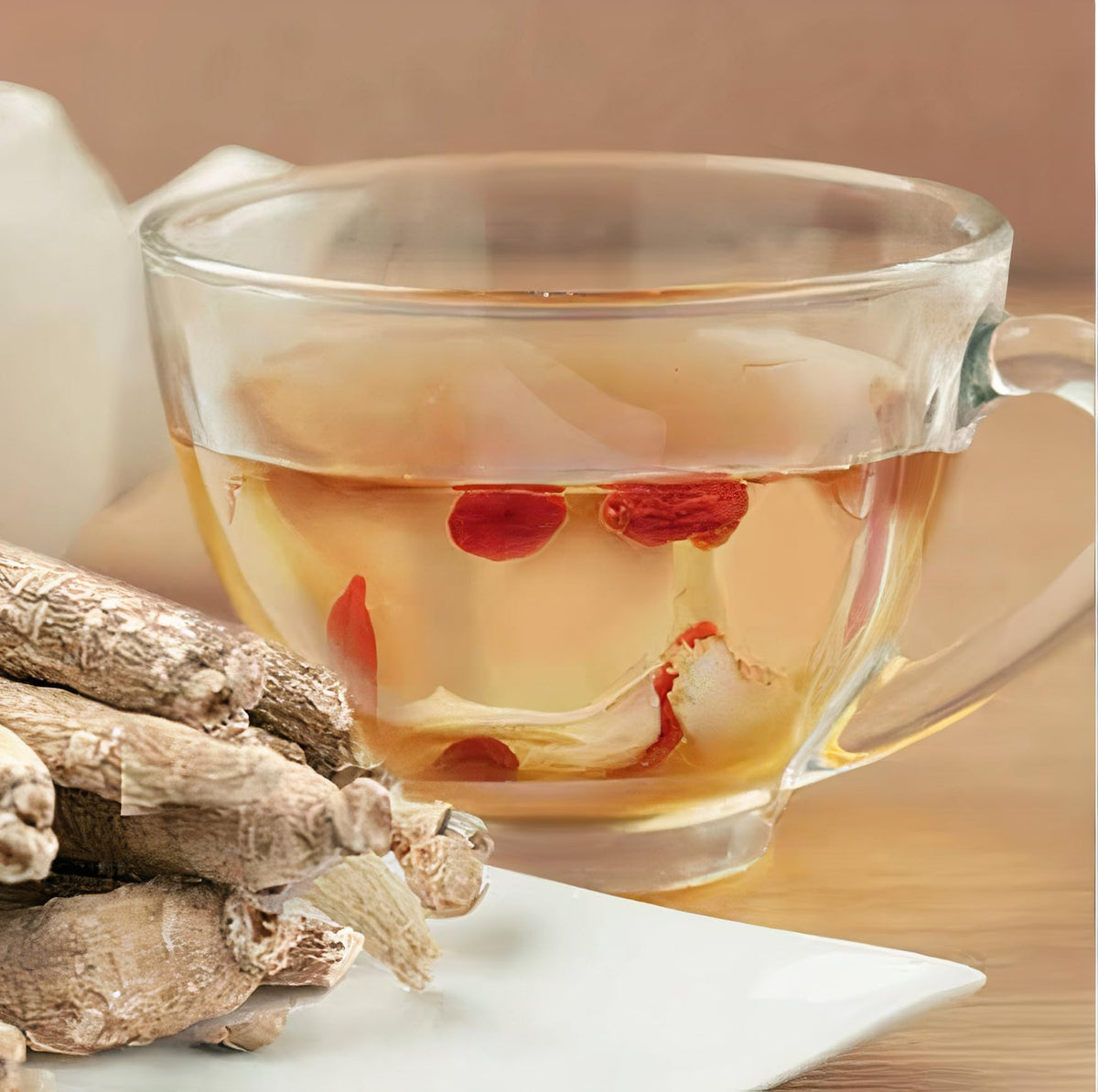 Tranches de ginseng américain Zen Ginseng dans un bol