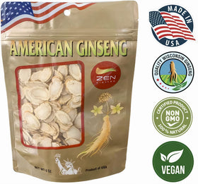 Tranches de ginseng américain Zen Ginseng en vue de face