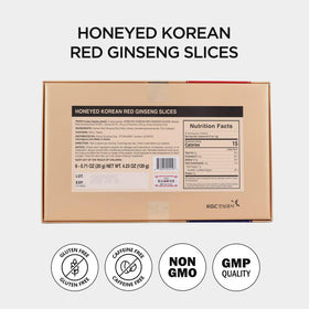 Tranches de ginseng rouge coréen miel dans un bol