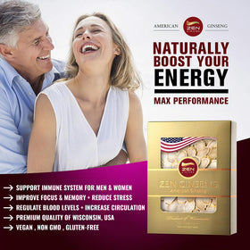 Tranches de ginseng Zen Ginseng sur une table