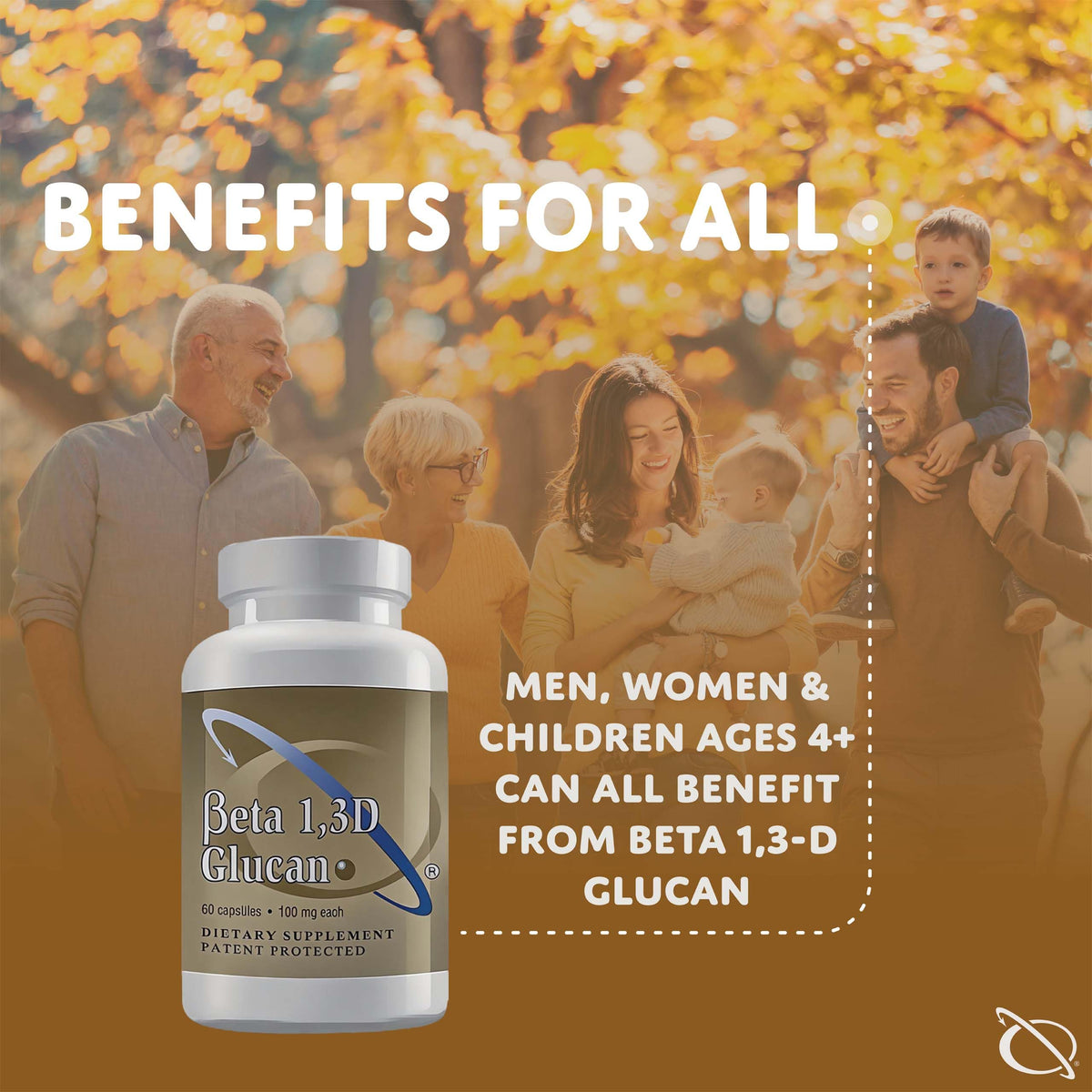 Transfert Point Beta 1,3D Glucan 100 mg 180 capsules à côté d'un verre d'eau