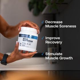 Transparent Labs BCAA Glutamine 8000 mg avec shaker