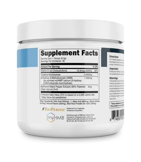 Transparent Labs Creatine HMB Poudre 30 Servings - mélange dans un shaker